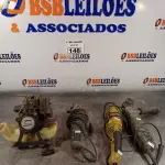LOTE 148 - 03 LIXADEIRAS E 01 MOTOR DE ROÇADEIRA MARCAS E MODELOS DIVERSOS PARA RETIRADA DE PEÇAS. (NO ESTADO, LEILÃO NÃO TEM GARANTIA E NEM DEVOLUÇÃO, SUJEITO A POSSÍVEIS AVARIAS VISÍVEIS/OCULTAS E/OU AUSÊNCIA DE COMPONENTES).
