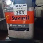 LOTE 365 - 01 LATA DE TEXTURATTO EFEITO BRILHO SUVINIL 24KG. (NO ESTADO, LEILÃO NÃO TEM GARANTIA E NEM DEVOLUÇÃO, SUJEITO A POSSÍVEIS AVARIAS VISÍVEIS/OCULTAS E/OU AUSÊNCIA DE COMPONENTES).