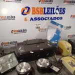 LOTE 156 - 04 EQUIPAMENTOS ELETRÔNICOS DIVERSOS.  (NO ESTADO, LEILÃO NÃO TEM GARANTIA E NEM DEVOLUÇÃO, SUJEITO A POSSÍVEIS AVARIAS VISÍVEIS/OCULTAS E/OU AUSÊNCIA DE COMPONENTES).