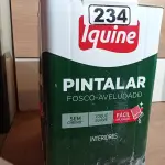 LOTE 234 - 01 LATA DE TINTA IQUINE PINTALAR FOSCO AVELUDADO INTERIORES NA COR BRANCO GELO 18L. (NO ESTADO, LEILÃO NÃO TEM GARANTIA E NEM DEVOLUÇÃO, SUJEITO A POSSÍVEIS AVARIAS VISÍVEIS/OCULTAS E/OU AUSÊNCIA DE COMPONENTES).