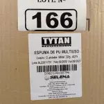 LOTE 166 - 12 LATAS DE ESPUMA DE PU MULTIUSO TYTAN. (NO ESTADO, LEILÃO NÃO TEM GARANTIA E NEM DEVOLUÇÃO, SUJEITO A POSSÍVEIS AVARIAS VISÍVEIS/OCULTAS E/OU AUSÊNCIA DE COMPONENTES).