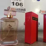 LOTE 106 - 03 – PERFUMES DIVERSOS (NO ESTADO, NÃO SABEMOS SE FUNCIONA. LEILÃO NÃO TEM GARANTIA E NEM DEVOLUÇÃO, SUJEITO A POSSÍVEIS AVARIAS VISÍVEIS/OCULTAS E/OU AUSÊNCIA DE COMPONENTES)