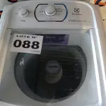 LOTE 088 - 01 LAVADORA DE ROUPAS ELECTROLUX ESSENCIAL CARE LES11 - 11KG 220 VOLTS (NO ESTADO, NÃO SABEMOS SE FUNCIONA. LEILÃO NÃO TEM GARANTIA E NEM DEVOLUÇÃO, SUJEITO A POSSÍVEIS AVARIAS VISÍVEIS/OCULTAS E/OU AUSÊNCIA DE COMPONENTES)
