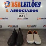 LOTE 037 - 02 – PARES DE CALÇADOS MASCULINO Nº 39 (NO ESTADO, NÃO SABEMOS SE FUNCIONA. LEILÃO NÃO TEM GARANTIA E NEM DEVOLUÇÃO, SUJEITO A POSSÍVEIS AVARIAS VISÍVEIS/OCULTAS E/OU AUSÊNCIA DE COMPONENTES)