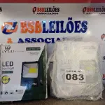 LOTE 083 - 02 - REFLETOR LED 400W BIVOLT (NO ESTADO, NÃO SABEMOS SE FUNCIONA. LEILÃO NÃO TEM GARANTIA E NEM DEVOLUÇÃO, SUJEITO A POSSÍVEIS AVARIAS VISÍVEIS/OCULTAS E/OU AUSÊNCIA DE COMPONENTES)