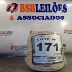 LOTE 171 - 01 - 220 METROS CORDA SISAL 6MM (NO ESTADO, NÃO SABEMOS SE FUNCIONA. LEILÃO NÃO TEM GARANTIA E NEM DEVOLUÇÃO, SUJEITO A POSSÍVEIS AVARIAS VISÍVEIS/OCULTAS E/OU AUSÊNCIA DE COMPONENTES)