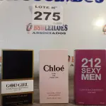 LOTE 275 - 03 – PERFUMES DIVERSOS (NO ESTADO, NÃO SABEMOS SE FUNCIONA. LEILÃO NÃO TEM GARANTIA E NEM DEVOLUÇÃO, SUJEITO A POSSÍVEIS AVARIAS VISÍVEIS/OCULTAS E/OU AUSÊNCIA DE COMPONENTES)