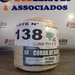 LOTE 138 - 01 - 220 METROS CORDA SISAL 6MM (NO ESTADO, NÃO SABEMOS SE FUNCIONA. LEILÃO NÃO TEM GARANTIA E NEM DEVOLUÇÃO, SUJEITO A POSSÍVEIS AVARIAS VISÍVEIS/OCULTAS E/OU AUSÊNCIA DE COMPONENTES)