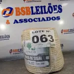 LOTE 063 - 01 - 140 METROS CORDA SISAL 10MM (NO ESTADO, NÃO SABEMOS SE FUNCIONA. LEILÃO NÃO TEM GARANTIA E NEM DEVOLUÇÃO, SUJEITO A POSSÍVEIS AVARIAS VISÍVEIS/OCULTAS E/OU AUSÊNCIA DE COMPONENTES)