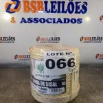 LOTE 066 - 01 - 220 METROS CORDA SISAL 8MM (NO ESTADO, NÃO SABEMOS SE FUNCIONA. LEILÃO NÃO TEM GARANTIA E NEM DEVOLUÇÃO, SUJEITO A POSSÍVEIS AVARIAS VISÍVEIS/OCULTAS E/OU AUSÊNCIA DE COMPONENTES)