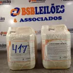LOTE 417 - 20 LITROS DE ESPUMA HIGIENIZADORA PARA ANTISSEPSIA INSTANTÂNEA DAS MÃOS. (NO ESTADO, LEILÃO NÃO TEM GARANTIA E NEM DEVOLUÇÃO, SUJEITO A POSSÍVEIS AVARIAS VISÍVEIS/OCULTAS E/OU AUSÊNCIA DE COMPONENTES).