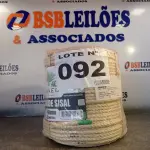 LOTE 092 - 01 - 220 METROS CORDA SISAL 8MM (NO ESTADO, NÃO SABEMOS SE FUNCIONA. LEILÃO NÃO TEM GARANTIA E NEM DEVOLUÇÃO, SUJEITO A POSSÍVEIS AVARIAS VISÍVEIS/OCULTAS E/OU AUSÊNCIA DE COMPONENTES)