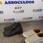 LOTE 037 - 02 – PARES DE CALÇADOS MASCULINO Nº 39 (NO ESTADO, NÃO SABEMOS SE FUNCIONA. LEILÃO NÃO TEM GARANTIA E NEM DEVOLUÇÃO, SUJEITO A POSSÍVEIS AVARIAS VISÍVEIS/OCULTAS E/OU AUSÊNCIA DE COMPONENTES)