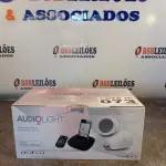 LOTE 073 - 01 - SISTEMA DE SOM E ILUMINAÇÃO SEM FIO (NO ESTADO, NÃO SABEMOS SE FUNCIONA. LEILÃO NÃO TEM GARANTIA E NEM DEVOLUÇÃO, SUJEITO A POSSÍVEIS AVARIAS VISÍVEIS/OCULTAS E/OU AUSÊNCIA DE COMPONENTES)