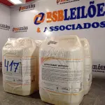 LOTE 417 - 20 LITROS DE ESPUMA HIGIENIZADORA PARA ANTISSEPSIA INSTANTÂNEA DAS MÃOS. (NO ESTADO, LEILÃO NÃO TEM GARANTIA E NEM DEVOLUÇÃO, SUJEITO A POSSÍVEIS AVARIAS VISÍVEIS/OCULTAS E/OU AUSÊNCIA DE COMPONENTES).