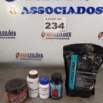 LOTE 234 - 05 - SUPLEMENTOS ALIMENTARES (NO ESTADO, NÃO SABEMOS SE FUNCIONA. LEILÃO NÃO TEM GARANTIA E NEM DEVOLUÇÃO, SUJEITO A POSSÍVEIS AVARIAS VISÍVEIS/OCULTAS E/OU AUSÊNCIA DE COMPONENTES)