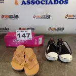 LOTE 147 - 02 – PARES DE CALÇADOS FEMININO Nº 39 (NO ESTADO, NÃO SABEMOS SE FUNCIONA. LEILÃO NÃO TEM GARANTIA E NEM DEVOLUÇÃO, SUJEITO A POSSÍVEIS AVARIAS VISÍVEIS/OCULTAS E/OU AUSÊNCIA DE COMPONENTES)