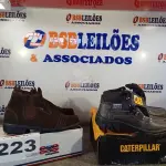 LOTE 223 - 02 – PARES DE CALÇADOS MASCULINO Nº 42 (NO ESTADO, NÃO SABEMOS SE FUNCIONA. LEILÃO NÃO TEM GARANTIA E NEM DEVOLUÇÃO, SUJEITO A POSSÍVEIS AVARIAS VISÍVEIS/OCULTAS E/OU AUSÊNCIA DE COMPONENTES)