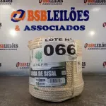 LOTE 066 - 01 - 220 METROS CORDA SISAL 8MM (NO ESTADO, NÃO SABEMOS SE FUNCIONA. LEILÃO NÃO TEM GARANTIA E NEM DEVOLUÇÃO, SUJEITO A POSSÍVEIS AVARIAS VISÍVEIS/OCULTAS E/OU AUSÊNCIA DE COMPONENTES)