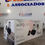LOTE 199 - 01 - SISTEMA DE SOM E ILUMINAÇÃO SEM FIO (NO ESTADO, NÃO SABEMOS SE FUNCIONA. LEILÃO NÃO TEM GARANTIA E NEM DEVOLUÇÃO, SUJEITO A POSSÍVEIS AVARIAS VISÍVEIS/OCULTAS E/OU AUSÊNCIA DE COMPONENTES)