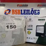 LOTE 150 - 02 - REFLETORES LED 400W BIVOLT (NO ESTADO, NÃO SABEMOS SE FUNCIONA. LEILÃO NÃO TEM GARANTIA E NEM DEVOLUÇÃO, SUJEITO A POSSÍVEIS AVARIAS VISÍVEIS/OCULTAS E/OU AUSÊNCIA DE COMPONENTES)
