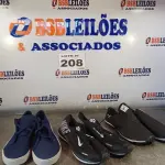 LOTE 208 - 03 – PARES DE CALÇADOS MASCULINO Nº 43 (NO ESTADO, NÃO SABEMOS SE FUNCIONA. LEILÃO NÃO TEM GARANTIA E NEM DEVOLUÇÃO, SUJEITO A POSSÍVEIS AVARIAS VISÍVEIS/OCULTAS E/OU AUSÊNCIA DE COMPONENTES)