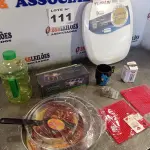 LOTE 111 - 11 - ITENS DOMÉSTICOS DIVERSOS (NO ESTADO, NÃO SABEMOS SE FUNCIONA. LEILÃO NÃO TEM GARANTIA E NEM DEVOLUÇÃO, SUJEITO A POSSÍVEIS AVARIAS VISÍVEIS/OCULTAS E/OU AUSÊNCIA DE COMPONENTES)