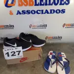 LOTE 127 - 02 – PARES DE CALÇADOS MASCULINO Nº 41 (NO ESTADO, NÃO SABEMOS SE FUNCIONA. LEILÃO NÃO TEM GARANTIA E NEM DEVOLUÇÃO, SUJEITO A POSSÍVEIS AVARIAS VISÍVEIS/OCULTAS E/OU AUSÊNCIA DE COMPONENTES)