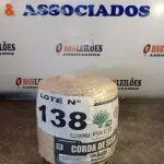 LOTE 138 - 01 - 220 METROS CORDA SISAL 6MM (NO ESTADO, NÃO SABEMOS SE FUNCIONA. LEILÃO NÃO TEM GARANTIA E NEM DEVOLUÇÃO, SUJEITO A POSSÍVEIS AVARIAS VISÍVEIS/OCULTAS E/OU AUSÊNCIA DE COMPONENTES)