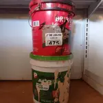 LOTE 475 - 01 BALDE DE DRYKOPRIMER ACQUA E 01 BALDE DE TINTA ACRÍLICA NA COR PÊSSEGO 18L. (NO ESTADO, LEILÃO NÃO TEM GARANTIA E NEM DEVOLUÇÃO, SUJEITO A POSSÍVEIS AVARIAS VISÍVEIS/OCULTAS E/OU AUSÊNCIA DE COMPONENTES).