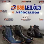 LOTE 220 - 02 – PARES DE CALÇADOS MASCULINO Nº 42 (NO ESTADO, NÃO SABEMOS SE FUNCIONA. LEILÃO NÃO TEM GARANTIA E NEM DEVOLUÇÃO, SUJEITO A POSSÍVEIS AVARIAS VISÍVEIS/OCULTAS E/OU AUSÊNCIA DE COMPONENTES)