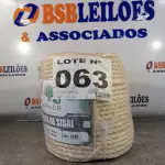 LOTE 063 - 01 - 140 METROS CORDA SISAL 10MM (NO ESTADO, NÃO SABEMOS SE FUNCIONA. LEILÃO NÃO TEM GARANTIA E NEM DEVOLUÇÃO, SUJEITO A POSSÍVEIS AVARIAS VISÍVEIS/OCULTAS E/OU AUSÊNCIA DE COMPONENTES)