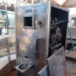 LOTE 517 - 01 MOENDA DE CANA EM INOX MARCA CROYDON. (CALDO DE CANA) (NO ESTADO, LEILÃO NÃO TEM GARANTIA E NEM DEVOLUÇÃO, SUJEITO A POSSÍVEIS AVARIAS VISÍVEIS/OCULTAS E/OU AUSÊNCIA DE COMPONENTES).
