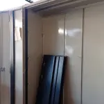 LOTE 506 - 01 ARMÁRIO DE AÇO COM 02 PORTAS E 04 PRATELEIRAS. (NO ESTADO, LEILÃO NÃO TEM GARANTIA E NEM DEVOLUÇÃO, SUJEITO A POSSÍVEIS AVARIAS VISÍVEIS/OCULTAS E/OU AUSÊNCIA DE COMPONENTES).