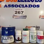 LOTE 267 - 05 - SUPLEMENTOS ALIMENTARES (NO ESTADO, NÃO SABEMOS SE FUNCIONA. LEILÃO NÃO TEM GARANTIA E NEM DEVOLUÇÃO, SUJEITO A POSSÍVEIS AVARIAS VISÍVEIS/OCULTAS E/OU AUSÊNCIA DE COMPONENTES)