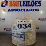 LOTE 034 - 01 - 140 METROS CORDA SISAL 10MM (NO ESTADO, NÃO SABEMOS SE FUNCIONA. LEILÃO NÃO TEM GARANTIA E NEM DEVOLUÇÃO, SUJEITO A POSSÍVEIS AVARIAS VISÍVEIS/OCULTAS E/OU AUSÊNCIA DE COMPONENTES)