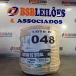 LOTE 048 - 01 - 220 METROS CORDA SISAL 8MM (NO ESTADO, NÃO SABEMOS SE FUNCIONA. LEILÃO NÃO TEM GARANTIA E NEM DEVOLUÇÃO, SUJEITO A POSSÍVEIS AVARIAS VISÍVEIS/OCULTAS E/OU AUSÊNCIA DE COMPONENTES)
