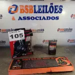 LOTE 105 - 03 - ITENS DE TECNOLOGIA (NO ESTADO, NÃO SABEMOS SE FUNCIONA. LEILÃO NÃO TEM GARANTIA E NEM DEVOLUÇÃO, SUJEITO A POSSÍVEIS AVARIAS VISÍVEIS/OCULTAS E/OU AUSÊNCIA DE COMPONENTES)