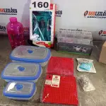 LOTE 160 - 11 - ITENS DOMÉSTICOS DIVERSOS (NO ESTADO, NÃO SABEMOS SE FUNCIONA. LEILÃO NÃO TEM GARANTIA E NEM DEVOLUÇÃO, SUJEITO A POSSÍVEIS AVARIAS VISÍVEIS/OCULTAS E/OU AUSÊNCIA DE COMPONENTES)