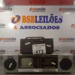 LOTE 473 - 01 STÉREO TV/RADIO CASSETE RECORDER E 01 TV/RADIO 12V. (NO ESTADO, LEILÃO NÃO TEM GARANTIA E NEM DEVOLUÇÃO, SUJEITO A POSSÍVEIS AVARIAS VISÍVEIS/OCULTAS E/OU AUSÊNCIA DE COMPONENTES).