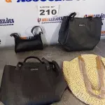 LOTE 210 - 04 - BOLSAS FEMININAS (NO ESTADO, NÃO SABEMOS SE FUNCIONA. LEILÃO NÃO TEM GARANTIA E NEM DEVOLUÇÃO, SUJEITO A POSSÍVEIS AVARIAS VISÍVEIS/OCULTAS E/OU AUSÊNCIA DE COMPONENTES)