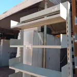 LOTE 501 - 01 ESTANTE DE FERRO COM 06 PRATELEIRAS. (NO ESTADO, LEILÃO NÃO TEM GARANTIA E NEM DEVOLUÇÃO, SUJEITO A POSSÍVEIS AVARIAS VISÍVEIS/OCULTAS E/OU AUSÊNCIA DE COMPONENTES).