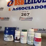 LOTE 267 - 05 - SUPLEMENTOS ALIMENTARES (NO ESTADO, NÃO SABEMOS SE FUNCIONA. LEILÃO NÃO TEM GARANTIA E NEM DEVOLUÇÃO, SUJEITO A POSSÍVEIS AVARIAS VISÍVEIS/OCULTAS E/OU AUSÊNCIA DE COMPONENTES)