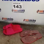 LOTE 143 - 02 – PARES DE CALÇADOS FEMININO Nº 37/38 (NO ESTADO, NÃO SABEMOS SE FUNCIONA. LEILÃO NÃO TEM GARANTIA E NEM DEVOLUÇÃO, SUJEITO A POSSÍVEIS AVARIAS VISÍVEIS/OCULTAS E/OU AUSÊNCIA DE COMPONENTES)