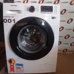 LOTE 001 - 01 - LAVADORA DE ROUPAS FRONTAL 11KG INVERTER 220 VOLTS SAMSUNG (NO ESTADO, NÃO SABEMOS SE FUNCIONA. LEILÃO NÃO TEM GARANTIA E NEM DEVOLUÇÃO, SUJEITO A POSSÍVEIS AVARIAS VISÍVEIS/OCULTAS E/OU AUSÊNCIA DE COMPONENTES)