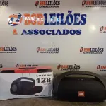 LOTE 128 - 01 – CAIXA DE SOM (NO ESTADO, NÃO SABEMOS SE FUNCIONA. LEILÃO NÃO TEM GARANTIA E NEM DEVOLUÇÃO, SUJEITO A POSSÍVEIS AVARIAS VISÍVEIS/OCULTAS E/OU AUSÊNCIA DE COMPONENTES)