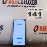 LOTE 141 - 01 - SAMSUNG GALAXY S10 128GB (NO ESTADO, NÃO SABEMOS SE FUNCIONA. LEILÃO NÃO TEM GARANTIA E NEM DEVOLUÇÃO, SUJEITO A POSSÍVEIS AVARIAS VISÍVEIS/OCULTAS E/OU AUSÊNCIA DE COMPONENTES)