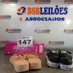 LOTE 147 - 02 – PARES DE CALÇADOS FEMININO Nº 39 (NO ESTADO, NÃO SABEMOS SE FUNCIONA. LEILÃO NÃO TEM GARANTIA E NEM DEVOLUÇÃO, SUJEITO A POSSÍVEIS AVARIAS VISÍVEIS/OCULTAS E/OU AUSÊNCIA DE COMPONENTES)