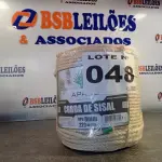 LOTE 048 - 01 - 220 METROS CORDA SISAL 8MM (NO ESTADO, NÃO SABEMOS SE FUNCIONA. LEILÃO NÃO TEM GARANTIA E NEM DEVOLUÇÃO, SUJEITO A POSSÍVEIS AVARIAS VISÍVEIS/OCULTAS E/OU AUSÊNCIA DE COMPONENTES)