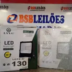 LOTE 130 - 02 - REFLETORES LED 400W BIVOLT (NO ESTADO, NÃO SABEMOS SE FUNCIONA. LEILÃO NÃO TEM GARANTIA E NEM DEVOLUÇÃO, SUJEITO A POSSÍVEIS AVARIAS VISÍVEIS/OCULTAS E/OU AUSÊNCIA DE COMPONENTES)